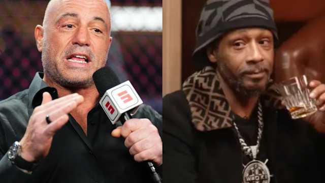 UFC color commentator Joe Rogan and fellow comedian Katt Williams.